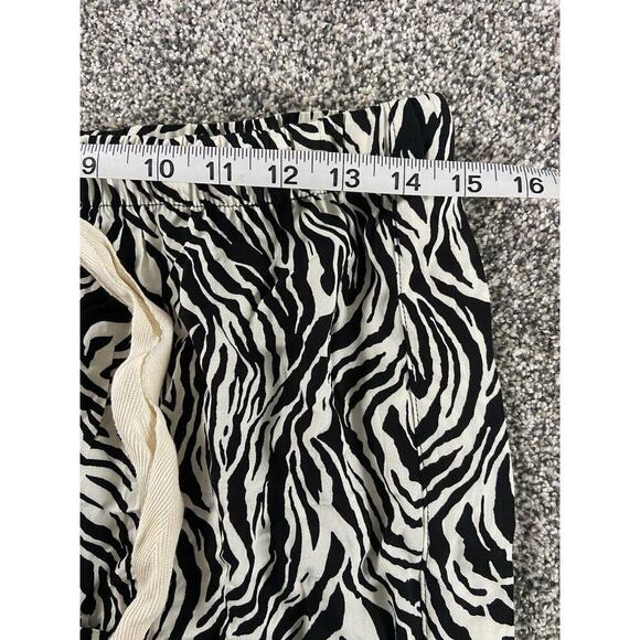 Free People Sandrine Rose Zebra Bush Pant NWT small Drawstring Pockets - Picture 6 of 6